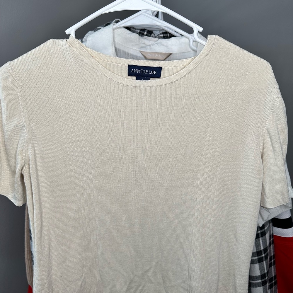 Off white Ann Taylor shirt
